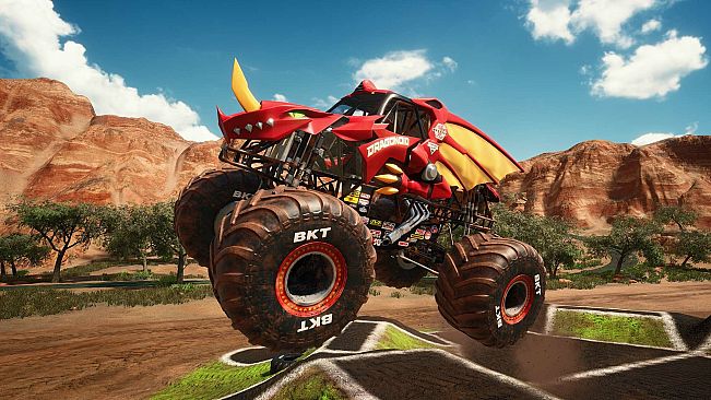 Monster Jam Steel Titans - Bakugan Dragonoid Truck