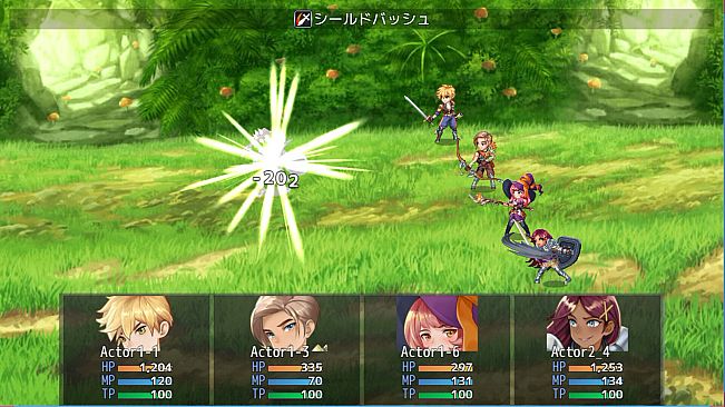 RPG Maker MZ - Animation Battler Material Collection Travel Companion Set 1