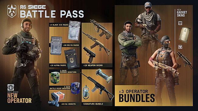 R6 Siege Battle Pass - Battle Pass Bundle