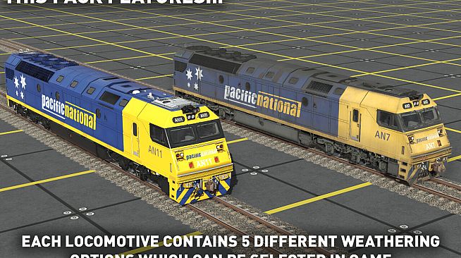 Trainz 2022 DLC - SA AN Class - Pacific National