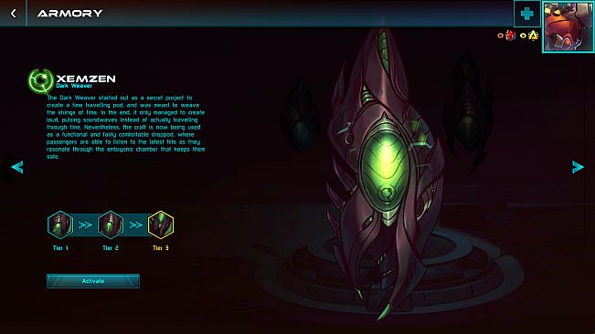 Awesomenauts Droppod - Dark Weaver