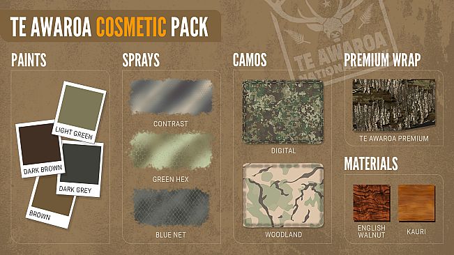 theHunter: Call of the Wild - Te Awaroa Cosmetic Pack