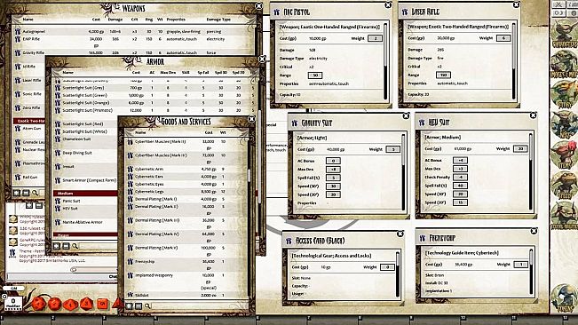 Fantasy Grounds - Pathfinder RPG - Technology Guide