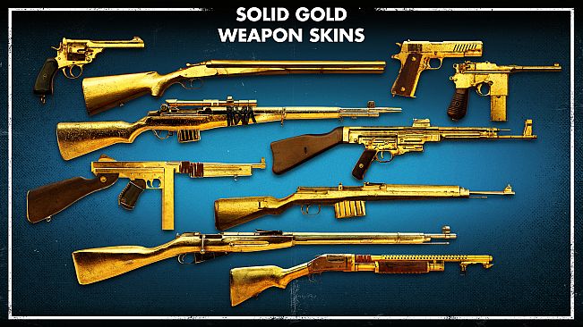 Zombie Army 4: Solid Gold Weapon Skins