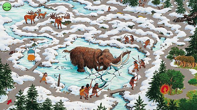 時の迷路 ~恐竜時代から江戸時代まで~ 作・絵 香川元太郎