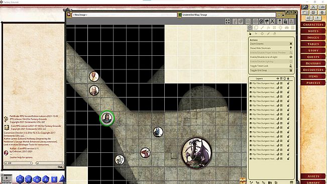 Fantasy Grounds - Pathfinder RPG - Dungeon Vaults Expansion