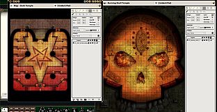 Fantasy Grounds - Pathfinder RPG - Pathfinder Flip-Mat: Temples Multi-Pack