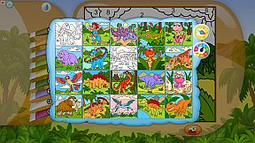 Color by Numbers - Dinosaurs