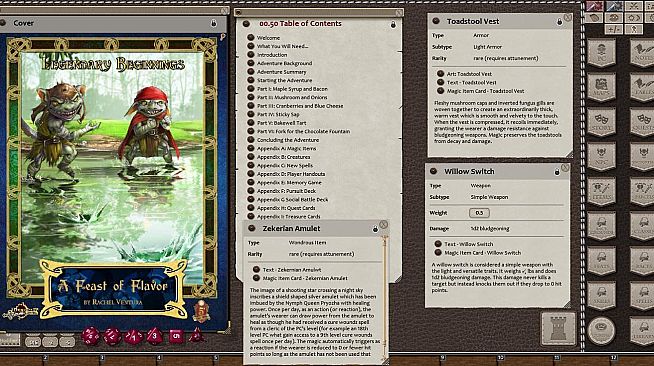 Fantasy Grounds - Legendary Beginnings: A Feast of Flavor (5E)
