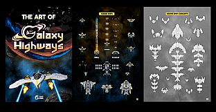 Galaxy Highways - Digital Artbook and Coloring book