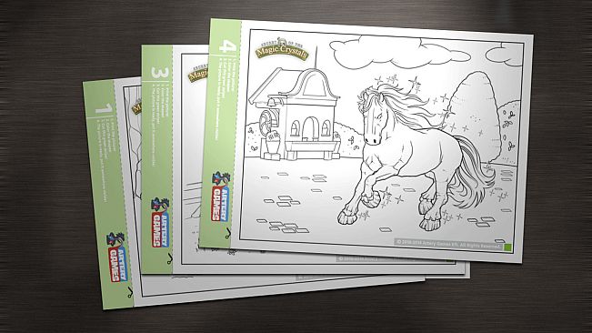 Secret of the Magic Crystals - Soundtrack and Coloring Book