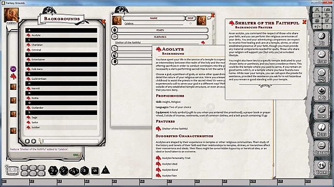Fantasy Grounds - D&D Character Customization Pack