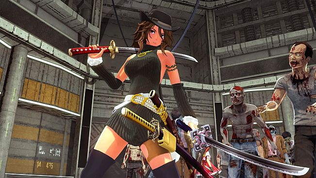 OneeChanbara ORIGIN - Exclusive Aya Costume: Aya's Fashionable Wear Bubble Tea Black