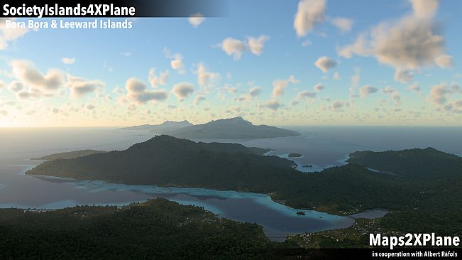 X-Plane 12 Add-on: Aerosoft - Society Islands XP - Bora Bora & Leeward Islands
