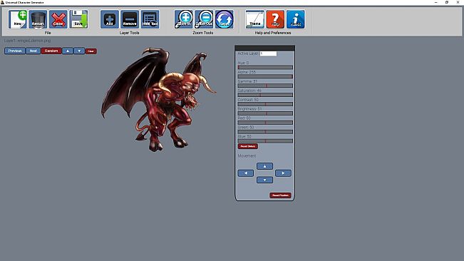Universal Character Generator