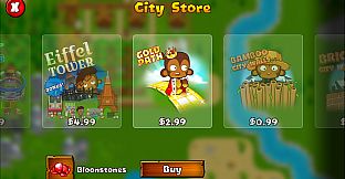 Bloons Monkey City - Gold Path