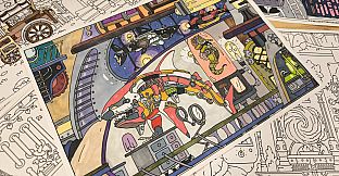 HIDDEN CATS 4: Aetherpunk - Coloring Book