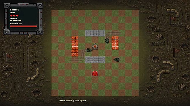 Red Tanks vs Lizard