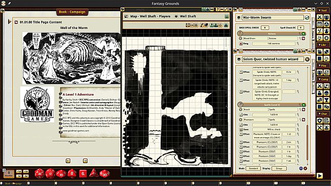 Fantasy Grounds - Dungeon Crawl Classics #76.5: Well of the Worm
