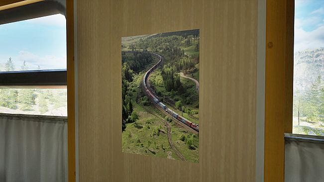 Trans-Siberian Legends – posters in a train compartment