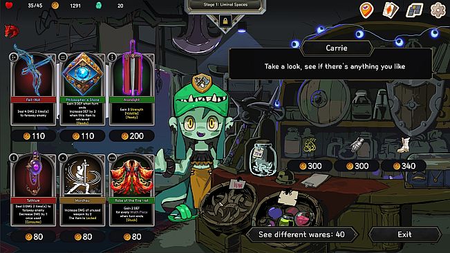 Pocket Legend : Inventory Roguelike Deckbuilder