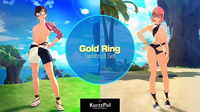 KurtzPel - Gold Ring Swimsuit Costume Set