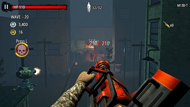 Zombie Hunter: D-Day - SS-ranked Armament "TURRET-M"