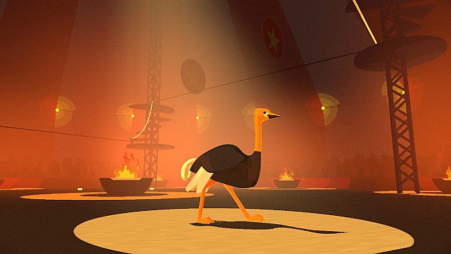 Oscar the Incredible Flying Ostrich