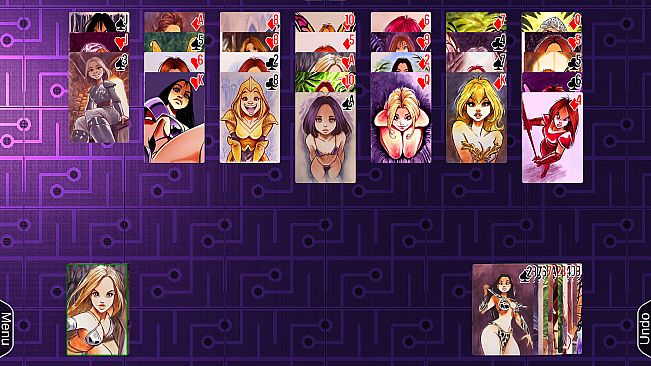 AI Solitaire - Sketchy Ladies