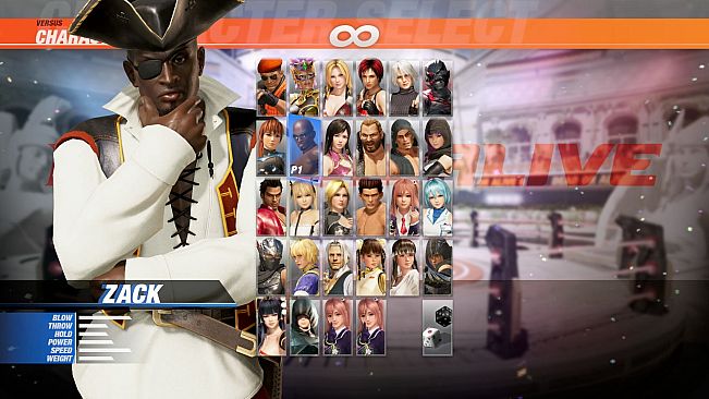 DOA6 Pirates of the 7 Seas Costume Vol.1 - Zack