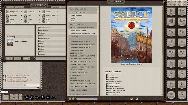 Fantasy Grounds - Zobeck Gazetteer (5E)