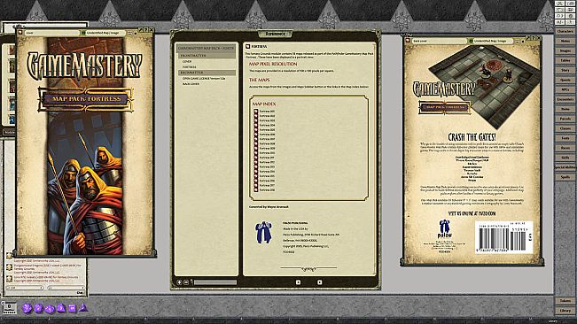Fantasy Grounds - Pathfinder RPG - GameMastery Map Pack: Fortress