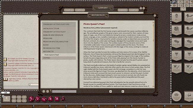 Fantasy Grounds - Treasury of the Fleet