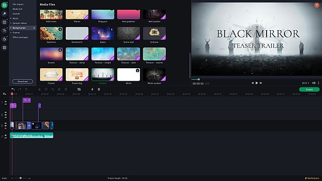Movavi Slideshow Maker 8 Effects - Cinematic Set