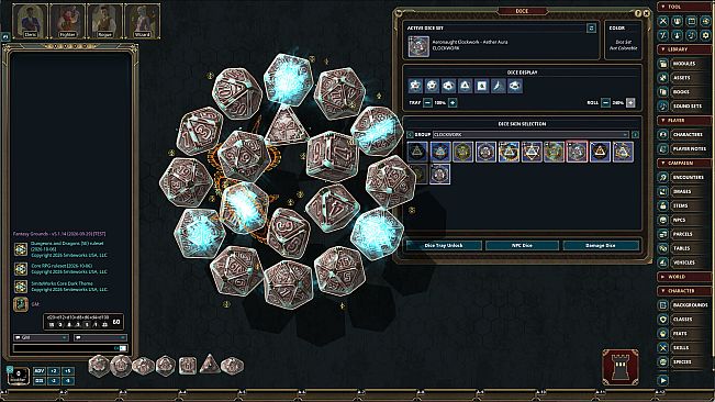 Fantasy Grounds - Clockwork Dice Pack