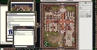 Fantasy Grounds - Pathfinder RPG - Pathfinder Flip-Mat: Boarding School