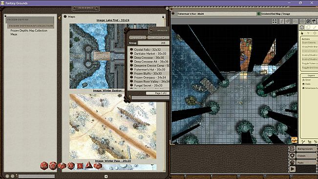 Fantasy Grounds - Frozen Depths Map Collection