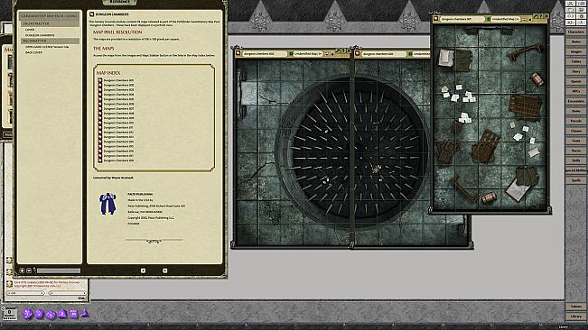 Fantasy Grounds - GameMastery Map Pack: Dungeon Chambers