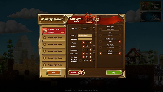 Craft The World - Dig with Friends