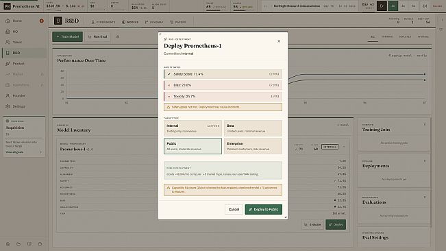 AI Startup Manager: Race to AGI