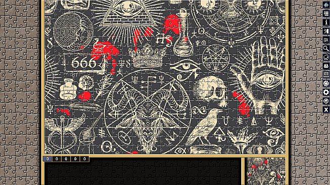 Pixel Puzzles Illustrations & Anime - Jigsaw Pack: Occult