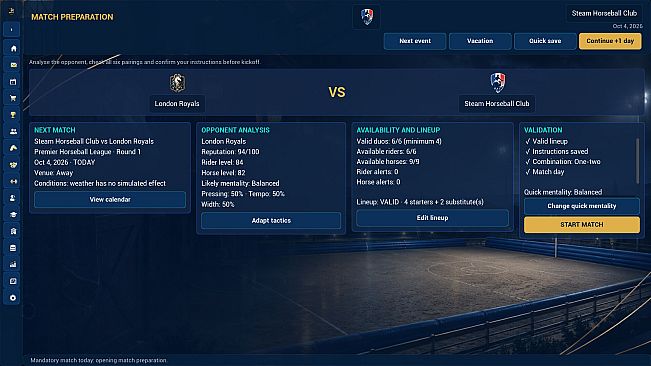 Horseball Manager