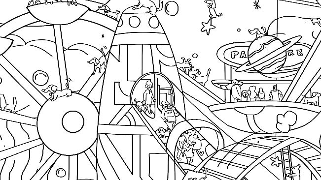 101 Cute Playland Dogs: Find & Paint - Artbook