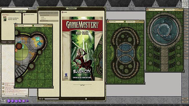 Fantasy Grounds - Pathfinder RPG - GameMastery Map Pack Elven City