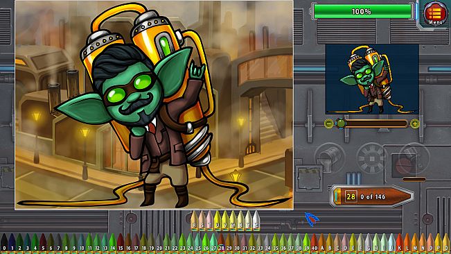 Paint By Numbers - Vaporum Planet