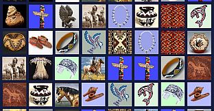 Memory Lost-Pairs - Native Americans (& Gems)