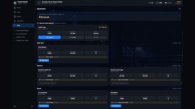 Goalcrest: Club Management Tycoon