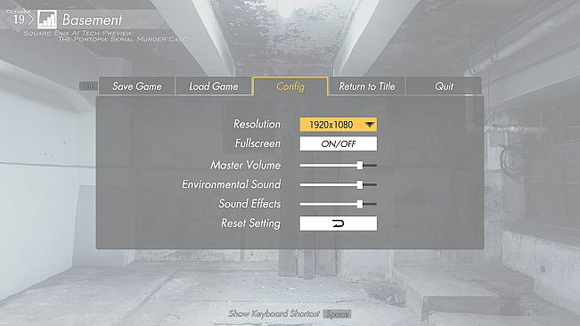 SQUARE ENIX AI Tech Preview: THE PORTOPIA SERIAL MURDER CASE