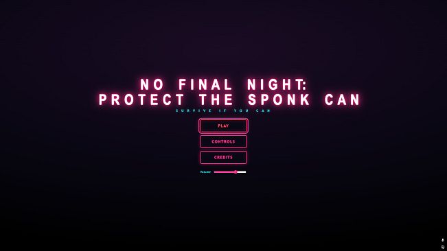 No Final Night: Protect The Sponk Can