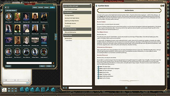 Fantasy Grounds - Blue Rose Adventure: The Night Market